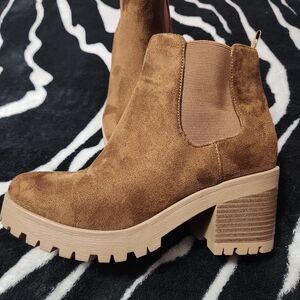 Soda Tan Ankle Boots